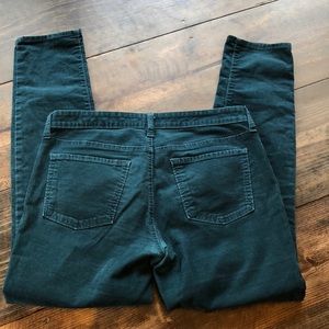 GAP Premium Skinny Corduroy Pants Teal 8